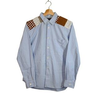 Comme Des Garcons Homme Deux Multi-material Patchwork Shirt